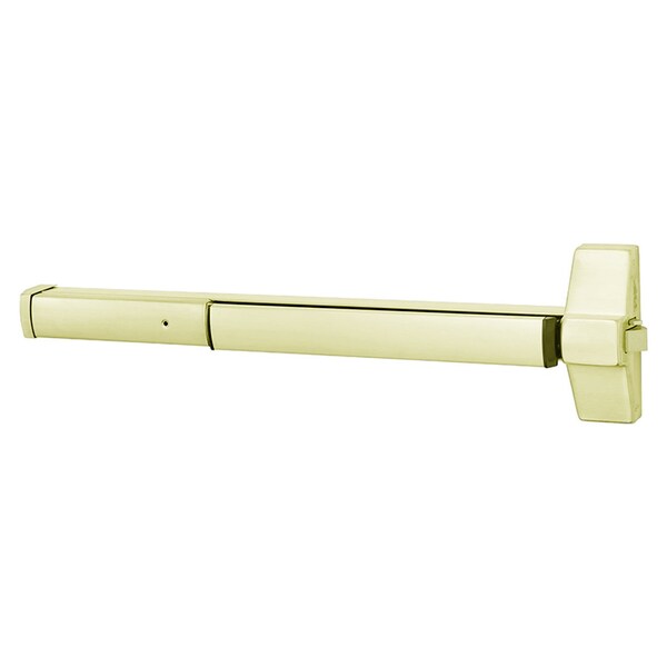 Rim Exit Device, 605 Bright Brass, 36, SNB